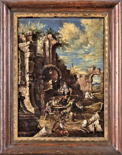 Capricci avec ruines architecturales - Alessandro Magnasco (1667-1749) - Louis XIV